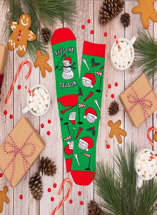 Lavley Tees The Season Christmas Golf Socks - Funny Holiday Gifts for Golfers - Unisex One Size for Men and Women - Image 3